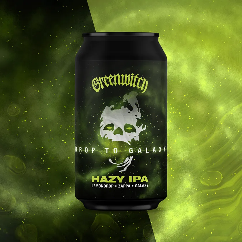 Greenwitch - Étiquette bière craft éphémère